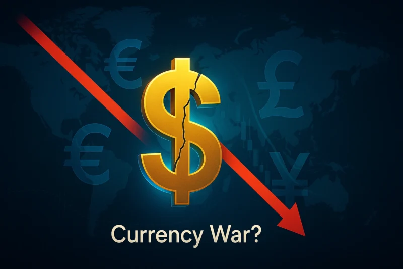 USD weakening sparks global currency war